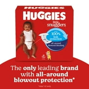 حفاضات الأطفال Huggies Little Snugglers، مقاس 3 (16-28 رطلاً)، 76 قطعة (اختر للمزيد)