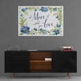 thumbnail image 6 of Epic Art 'Botanical Blue III' by Silvia Vassileva, Acrylic Glass Wall Art, 36"x24", 6 of 10