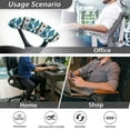 thumbnail image 5 of LedBack 2 Pieces Chair Armrest Slipcovers Aztec Stripe Print Tribal office Chair Arm Pad Covers Skin Friendly Stretchy office Chair Armrest Covers, 5 of 5