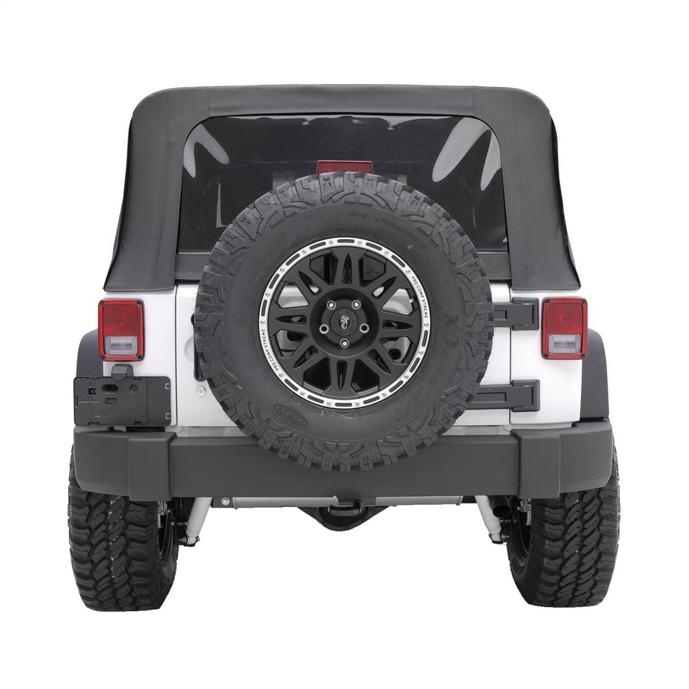 Smittybilt Replacement Soft Top with Tinted Windows and No Door Uppers  (Black Diamond) - 9075235 