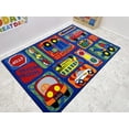 thumbnail image 2 of KidCarpet.com Vroom Car Play Childrens Rug, 4' x 6', Multicolored | Area Rugs for Kids Playroom | Carpet for Classroom Bedroom | Car Play Rug for Kids | Children Play Area Rug, 2 of 4