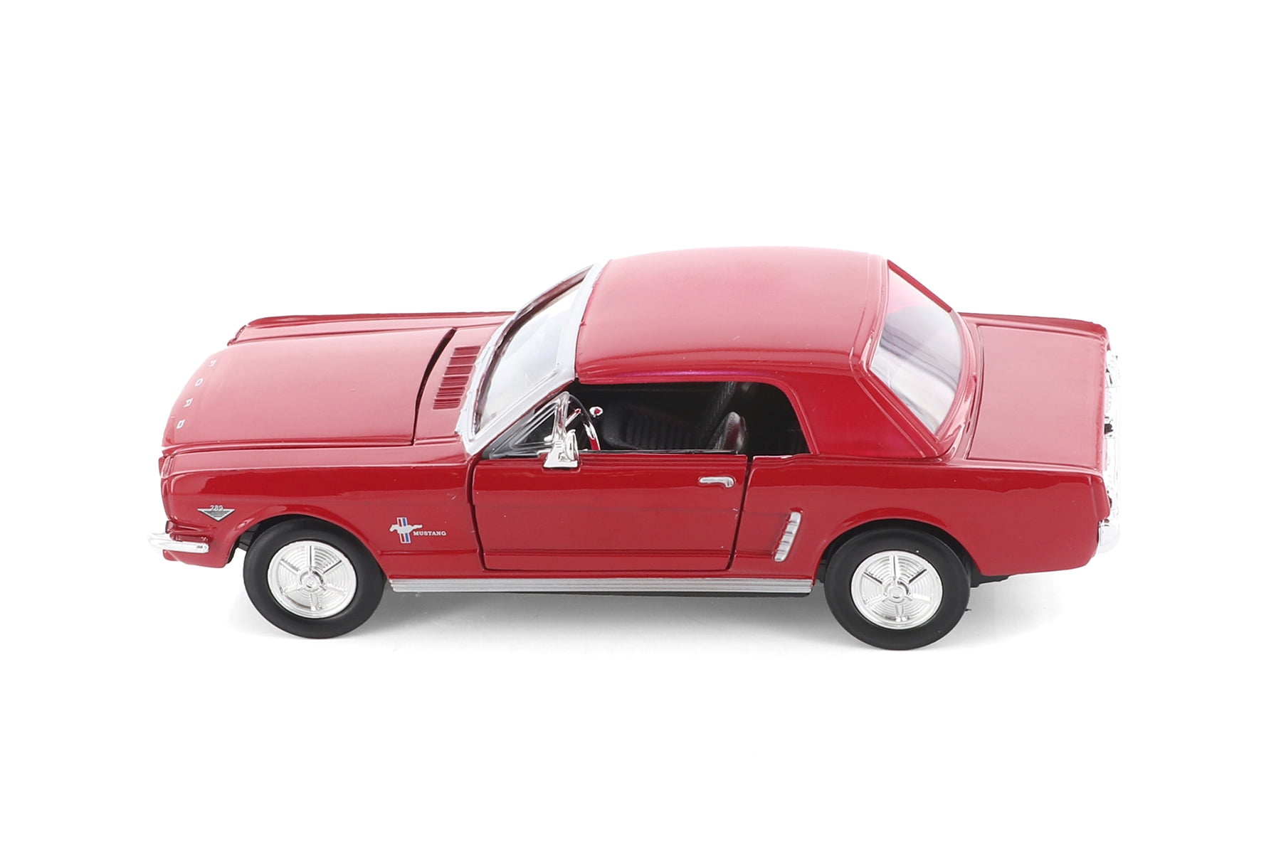 1964 1/2 Ford Mustang Hardtop, Red - Showcasts 77273R - 1/24 Scale Diecast Model Car