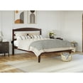 thumbnail image 2 of AFI Warren Solid Wood Traditional Queen Bed with USB Charger in Walnut, 2 of 10