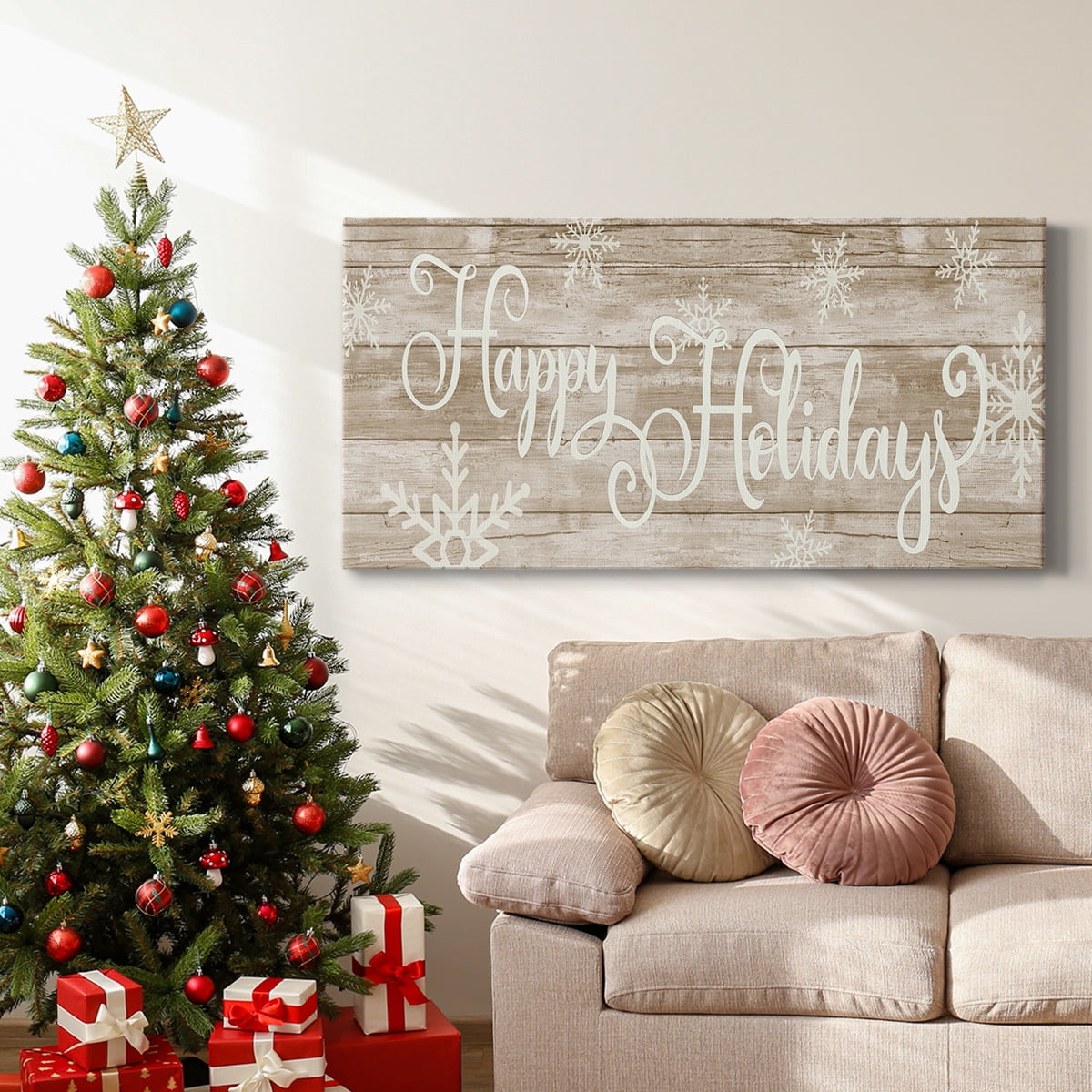Happy Holidays- Gallery Wrapped Canvas