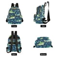 thumbnail image 4 of FORMRS Mini Backpack Purse for Women Quilted Travel Daypack Casual Shoulder Bag, Sharks Pattern, 4 of 7