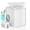 White - Small, variant on CONCETTA Portable Ice Maker Machine, 26.5 lb/Day Ice, Two Ice Sizes, Self-Cleaning Function, Bullet Ice Maker with Ice Scoop & Basket, Green