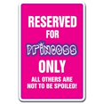 thumbnail image 1 of SignMission Z-Reserved For Princess 8 x 12 Po. Panneau Réservé pour Princesse - Fille Femme Mère Juive Américaine, 1 of 1