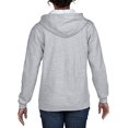 thumbnail image 3 of Gildan Sweat à Capuche Zippé Complet pour Femmes, Gris Sport, Large, 3 of 3