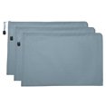 thumbnail image 1 of Unique Bargains Waterproof Zipper File Bags, A4 Document Holders for Office, Gray 3 Pack, 1 of 6