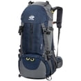 thumbnail image 1 of Mochila Esup para Camping y Senderismo 50L con Funda Impermeable para Hombre Azul, 1 of 7