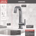 thumbnail image 3 of Delta Pivotal Single Handle Bar Prep Faucet, Arctic Stainless, 3 of 5