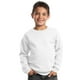 Port & Company &174; - Sweat-Shirt en Molleton pour Jeunes. Pc90y L Blanc – image 2 sur 2
