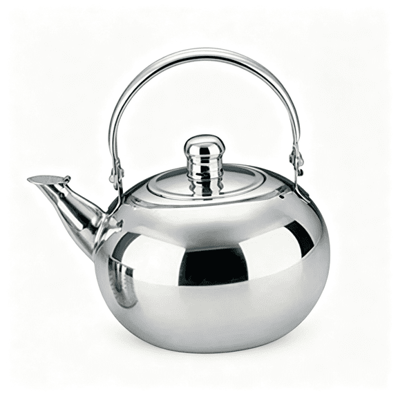 BPPEG Stainless Steel Tea Kettle with Lid,Tea Pot with Infuser Durable Teapot Teakettle Stovetop Tea Maker for Tea Coffee Herbal and Infusion,Stovetop Tea Kettle 1L