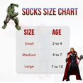 thumbnail image 5 of Calcetines Marvel Legends Superhero Boys, paquete de 10, 2 a 10 años, 5 of 5