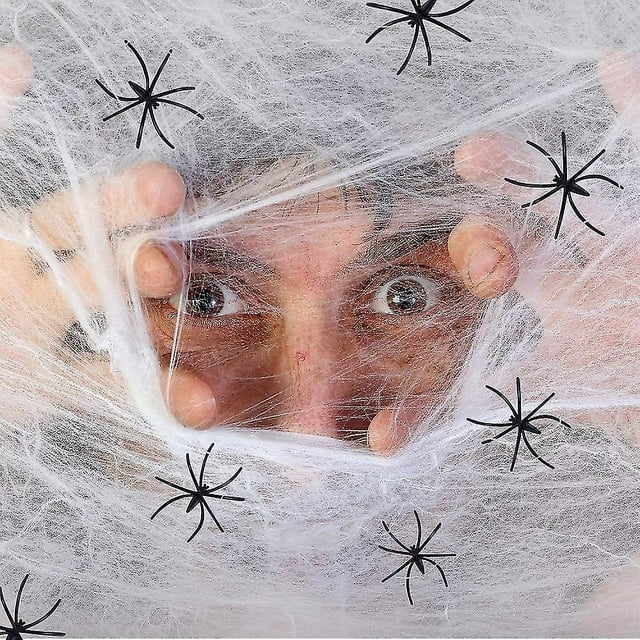 Halloween Decorative Spider Cotton Spider Web