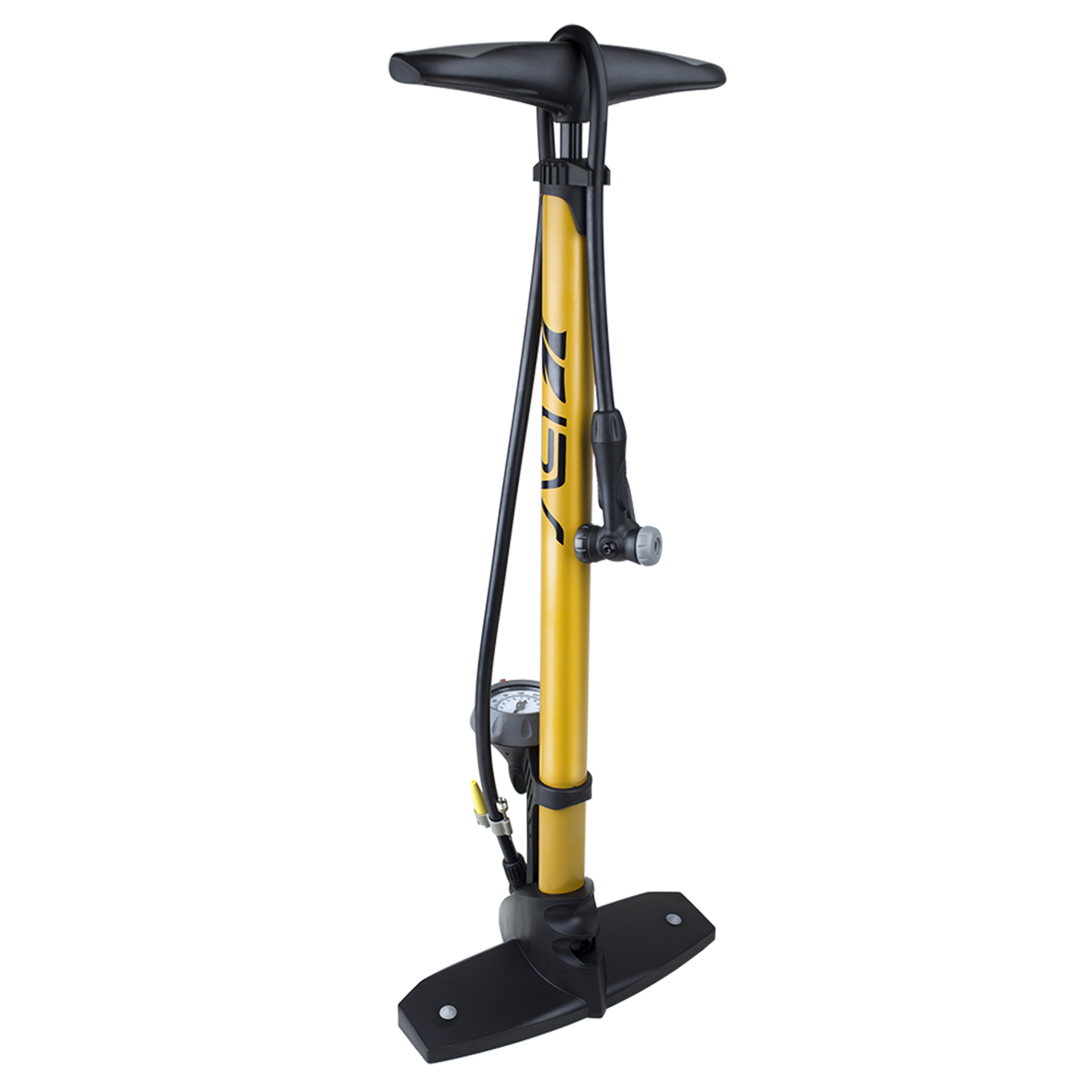 Bike Floor Pump with Gauge 160 PSI High Pressure Tire Air Inflator