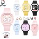 thumbnail image 4 of Sanrio Kuromi-Reloj de pulsera Kawaii Cinnamoroll Hello Kitty para niños, correa de silicona, reloj de melodía de dibujos animados, regalos de cumpleaños para niños, 4 of 4