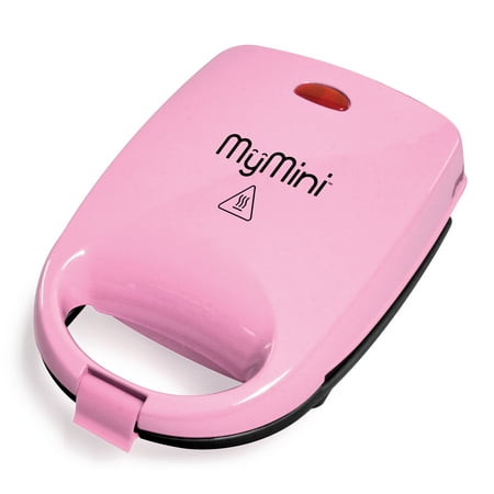 Nostalgia MyMini Personal Electric Waffle Bowl Maker, Pink