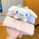 thumbnail image 4 of Cinnamoroll My Melody Kuromi diadema de lazo de peluche Sanrio Anime lindo maquillaje lavado Anillo para el cabello accesorios para el cabello regalos, 4 of 4