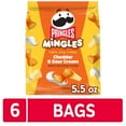 thumbnail image 4 of Pringles Mingles Cheddar and Sour Cream Puffed Snacks, Cheese Puffs, 6 Count, 4 of 10