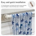 thumbnail image 6 of Summer Marine Life Door Banner Watercolor Octopus Shark Ocean Starfish Bubble Small Scalloped Hanging Banner for Door, Hanging Flag Backdrop Decoration for Wall Window Party 4pcs, 10 x 16 Inch, 6 of 9