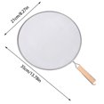 thumbnail image 3 of fsxdhpcsgfc Frying Pan Splatter Guard | Splatter Screen For Frying Pan | Mesh Splatter Guard Kitchen Frying Pan Oil Proof Cover For Frying Pan 1pc Cake Baking Pans Set Ceramic Bakeware with Lid Baking, 3 of 4