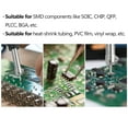 thumbnail image 3 of 200W Portable Temperature-Controlled Soldering Heat Air Machine 450℃ Hot Air Rework Station Desoldering Tool with Nozzles LCD Digital Display Airflow Control for Electronic Wiring, 3 of 6