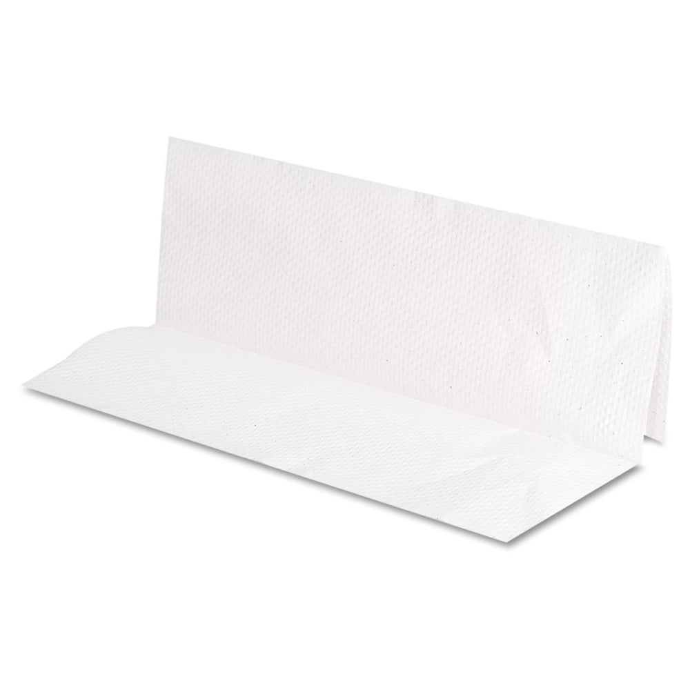 GEN Folded Paper Towels, Multifold, 9 x 9 9/20, White, 250 Towels/Pack, 16 Packs/CT