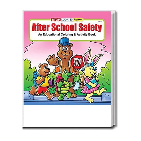 ZoCo: 25 Pack - After School Safety Kid s Educational Coloring & Activity Books