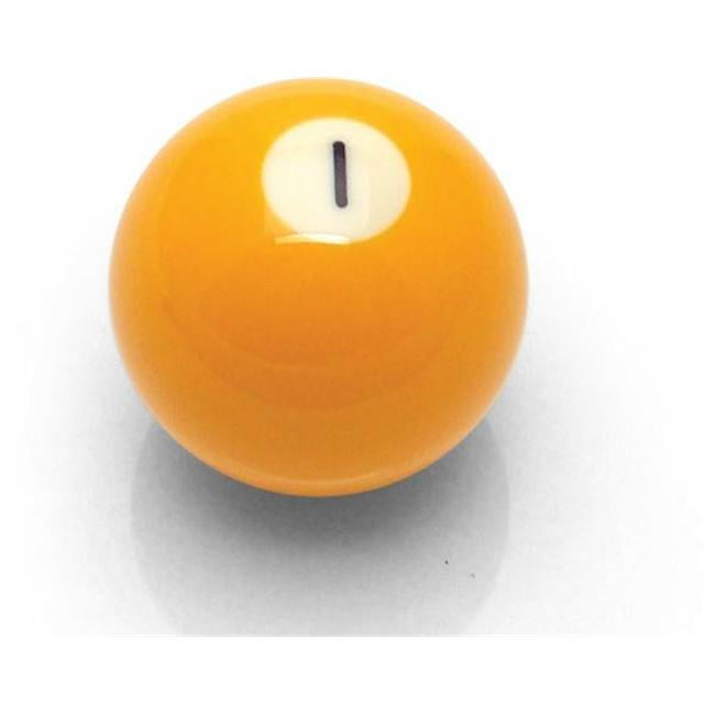 American Shifter Company 96046 Ball 1 Billiard Pool Shift Knob Solid Yellow