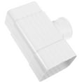 ITSELFER PVC Rain Gutter Downspout Extension Downspout Gutter Y