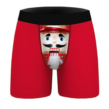 

Christmas Gift Boxer Briefs Underwear Men s The Elf Christmas Carnival Masquerade Christmas Eve Adults Party Christmas