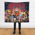 thumbnail image 4 of Custom Name Blanket Personalized Wreck-It Ralph Blanket Baby Birthday Gift Home Decor, 4 of 5