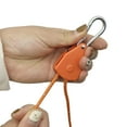 thumbnail image 3 of 5 m Cuerdas tensoras para exteriores ajustables reflectantes de 4 mm para acampar y hacer senderismo (naranja), 3 of 4