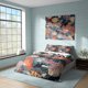 thumbnail image 2 of Colcha japonesa Crisantemo Juego de cama, manta con flores de colores, 2 of 9