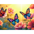 thumbnail image 4 of Colorful Flower Backdrop Banner for Spring Wedding Floral Photography Props Party Supplies Birthday Decorations Background Events, 4 of 4