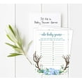 thumbnail image 2 of Inkdotpot 50 BabyAlphabetABCGameAntler (Boy) Baby Shower Game Gender Neutral Party Supplies, 2 of 6