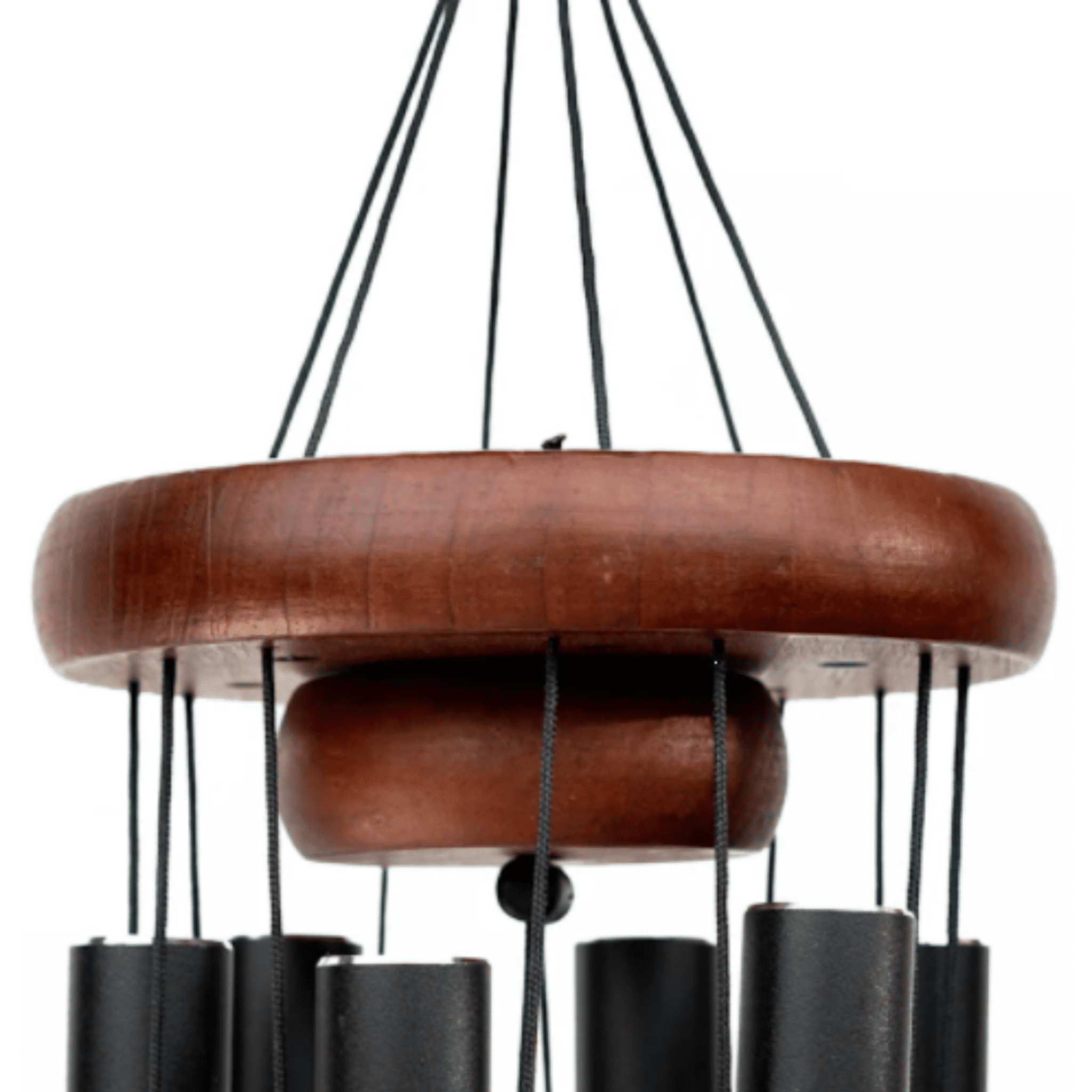 The Wind Chime 32-Inch Black Aluminum Paw Print Pet Memorial Wind Chime, Sympathy Gift