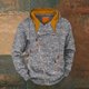 thumbnail image 1 of WILLBEST Sudaderas En Pareja Hombre Invierno Retro Moda Sólido Bolsillo Cardigan Cremallera Suéter Grande, 1 of 3