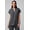 Onyx, variant on Women's Evolve 3-Pocket Scrub Top with an Oversized Fit - MotionTech, 4-Way Stretch, Wrinkle-Resist, Anti-Shrink (Sizes Vary)