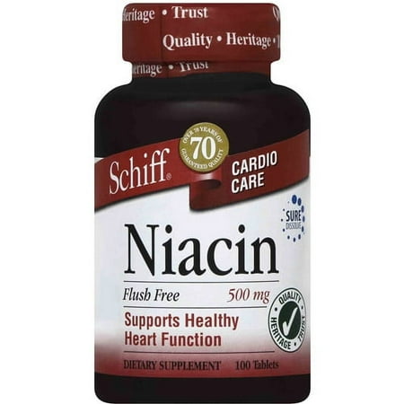 Sfs 12521 Flush-Free Niacin Tablet, 100 Count