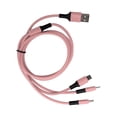 thumbnail image 3 of Cable multi del cargador, 3 en 1 compacto líquido del cable del cargador USB y peso ligero, 3 of 12
