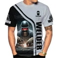 thumbnail image 3 of Customized Name Welder Shirt, Welding 3D All Printed Shirt, Welder Shirt for Man, Welder Gift TShirt (ZipHoodie, L), 3 of 7