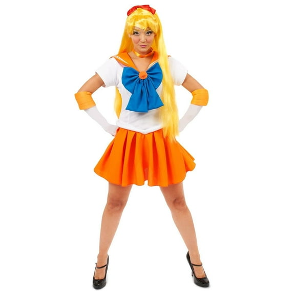 Seasonal Visions Sailor Moon Venus Sexy Adult Costume Small Female