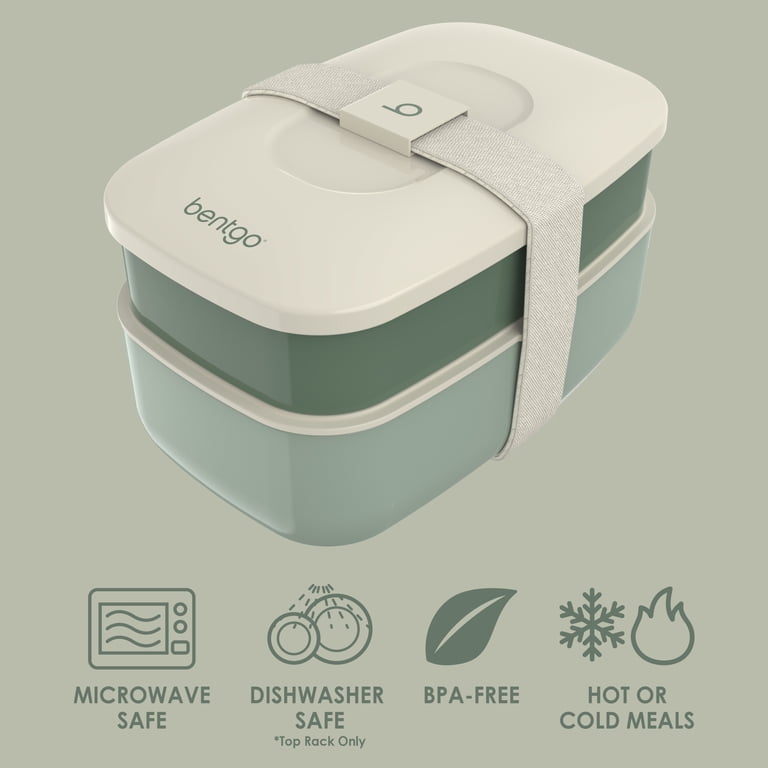 Bentgo Classic Adult Bento Box, Stackable 3-Compartment photo 3