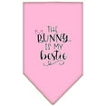 thumbnail image 5 of Pet and Dog Bandana Screen Printed, "The Bunny Is My Bestie", 5 of 10