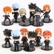 thumbnail image 2 of Jujutsu – figuras Kaisen Gojo Satoru Itadori Yuji Fushiguro Megumi kukisaki Nobara Zenin Maki Inumaki Toge Q Version, jouets poupéesbolso B zhangyuxiang unisex, 2 of 2