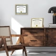 thumbnail image 6 of Americanflat 8.5x11 Diploma Frame - Document Frame with Shatter-Resistant Glass and Engineered Wood - Certificate Frame for Tabletop and Wall - Gold, 6 of 6