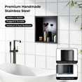 thumbnail image 2 of Shower Niche 12 * 12 in Stainless Steel Wall Niche for Storage Easy Installation, 2 of 6