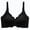 Black, variant on LLYWEY Seamless Back Smoothing Bras for Women Wireless Push up Bras Soft Pullover Padded Bralette
